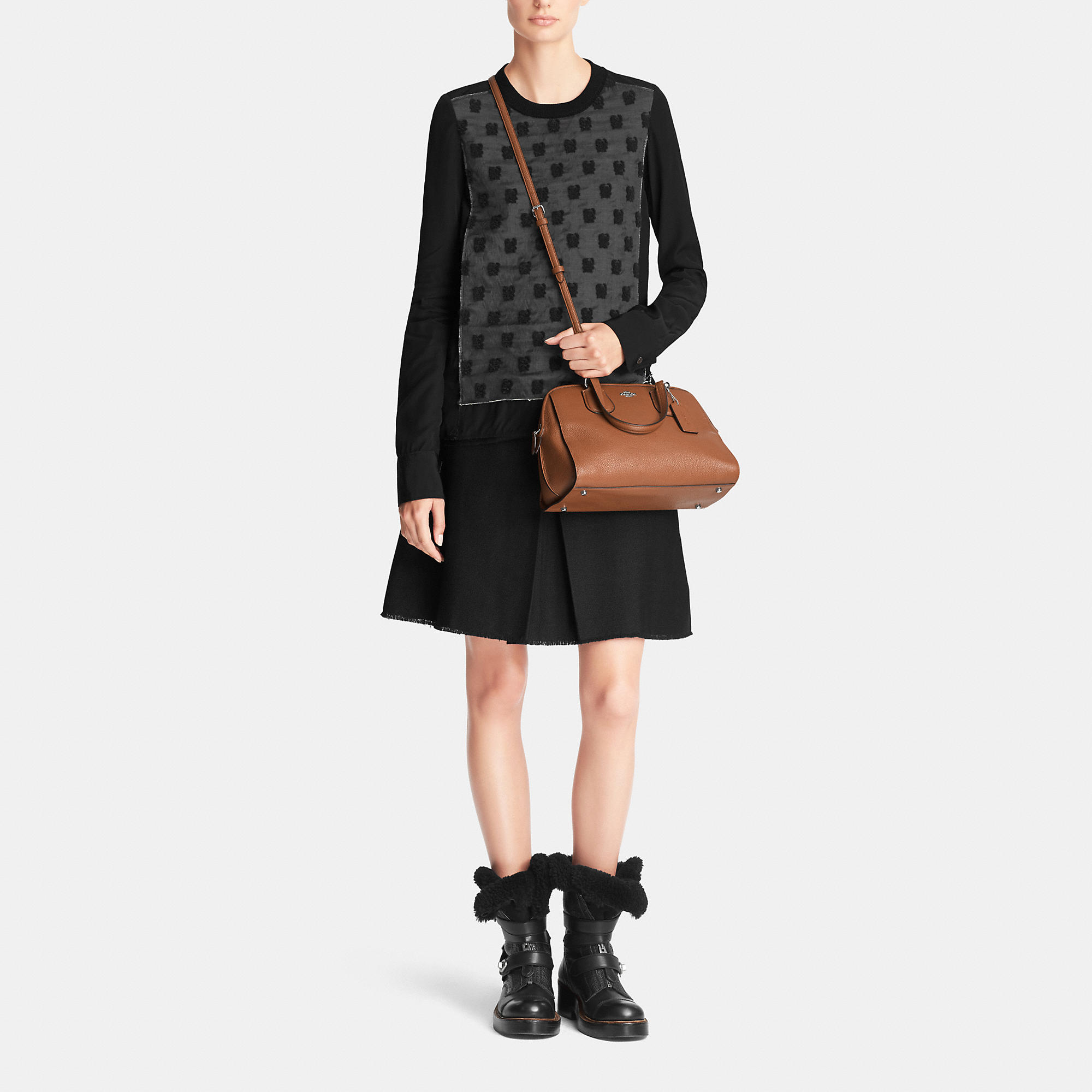 Coach Nolita Satchel In Pebble Leather | Women